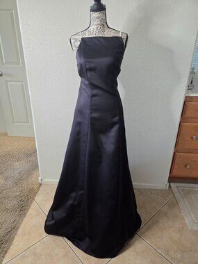 NWT Vintage, Floor-Length Black Gown from Byer Too!, Sz 3-4